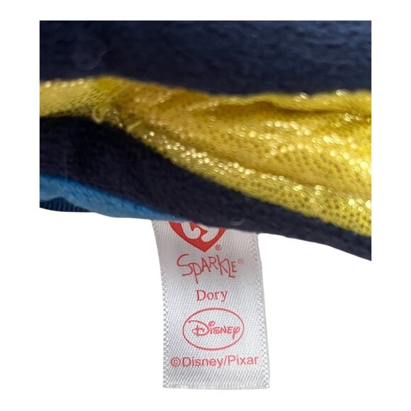 Disney Finding Dory TY Sparkle Dory Plush Beanie Baby – 9.5" – Good Condition, N - Picture 4 of 5